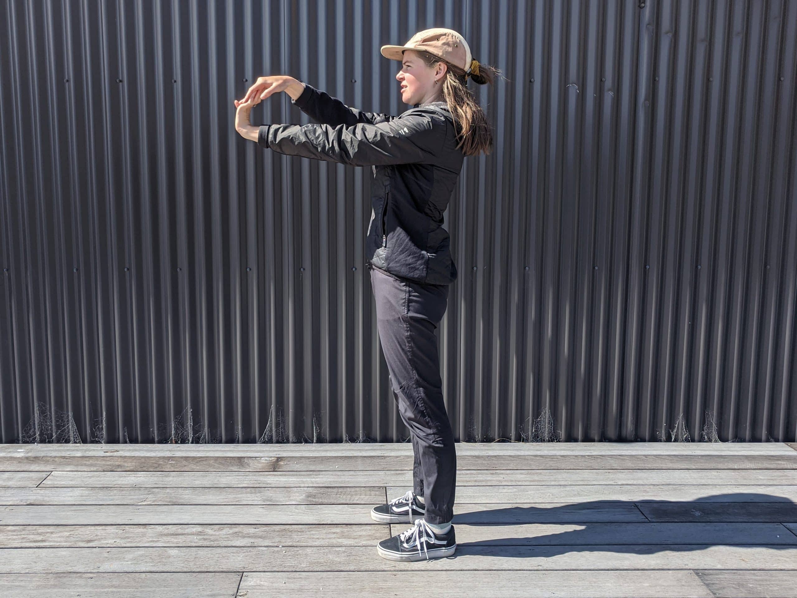Wrist stretches for mountain bikers