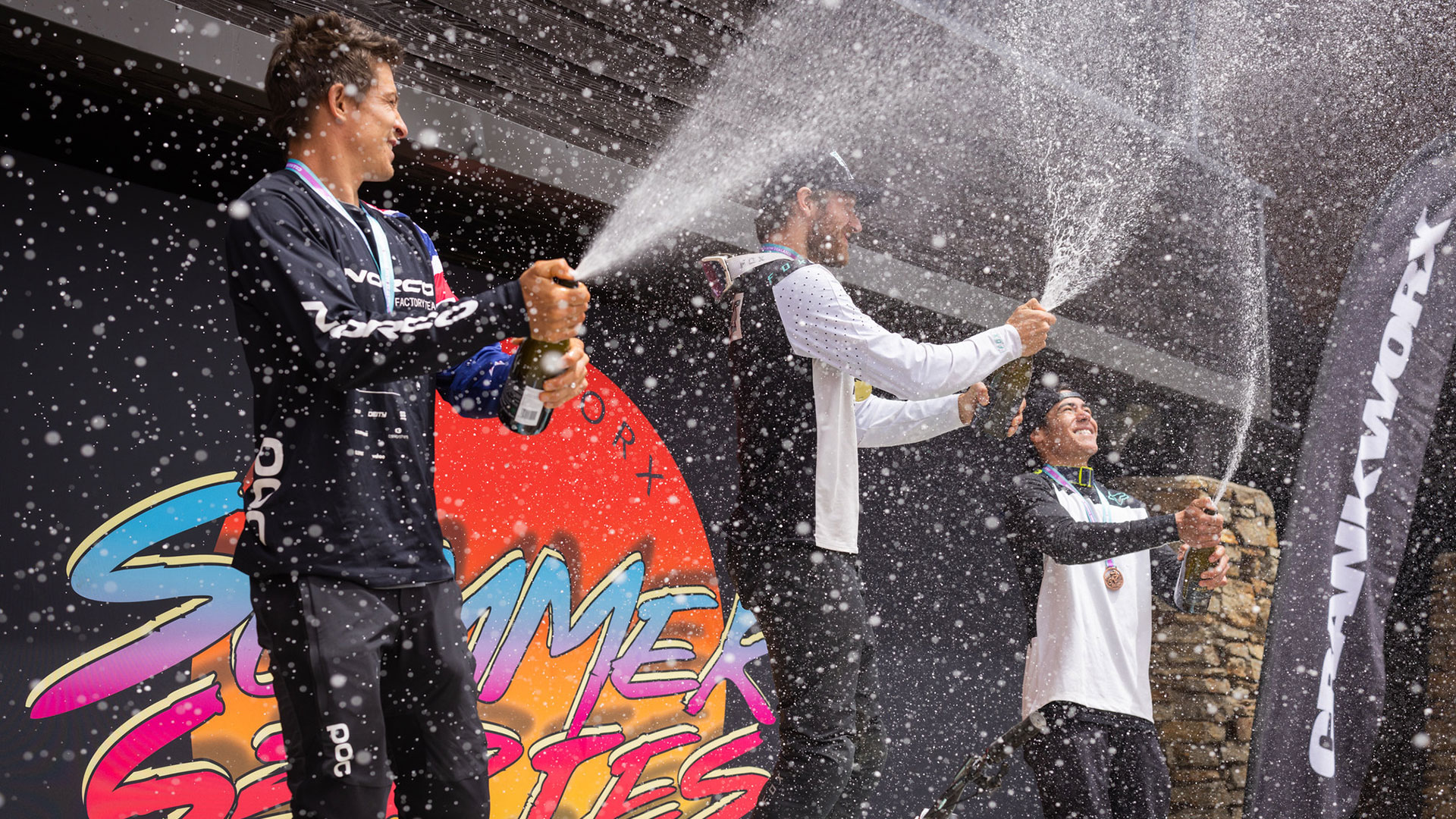 Winners of Crankworx Summer Series