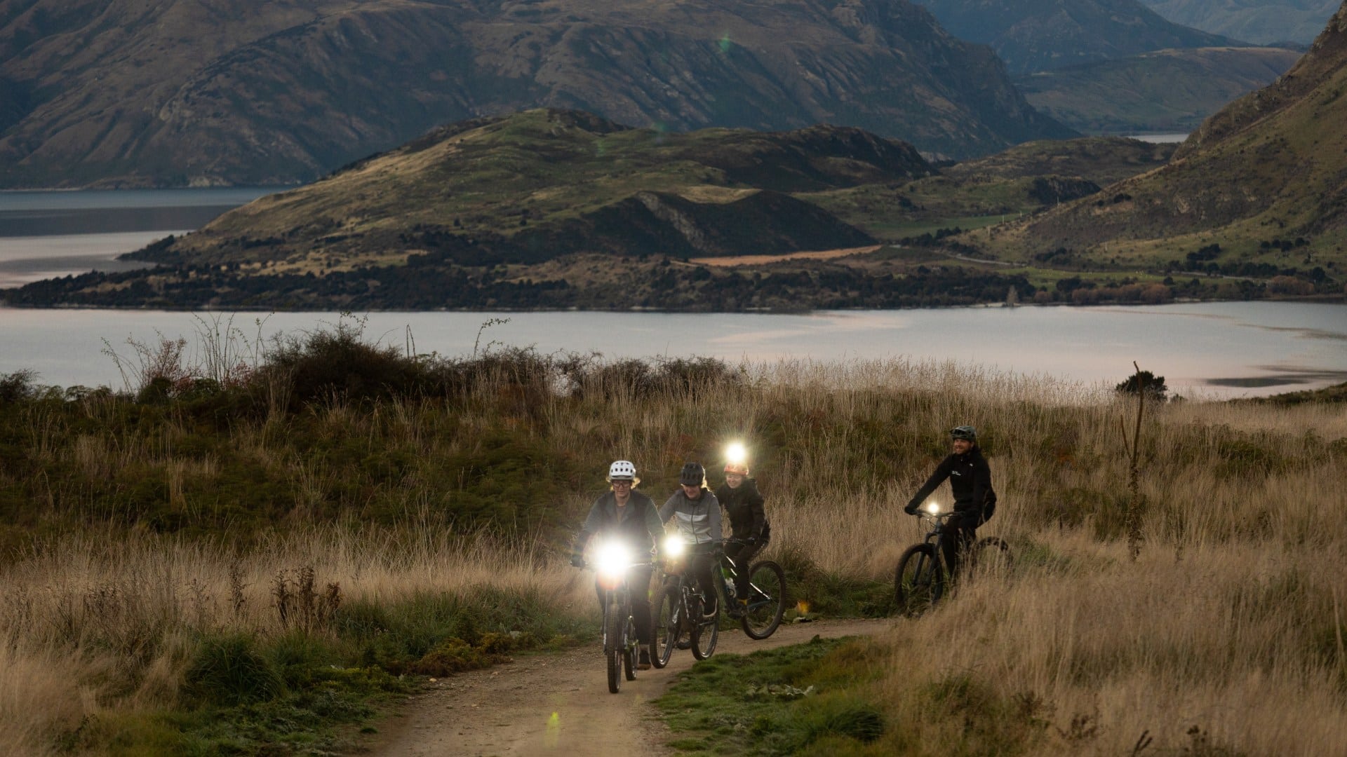 Night MTB ride at Bike Glendhu, Wanaka NZ