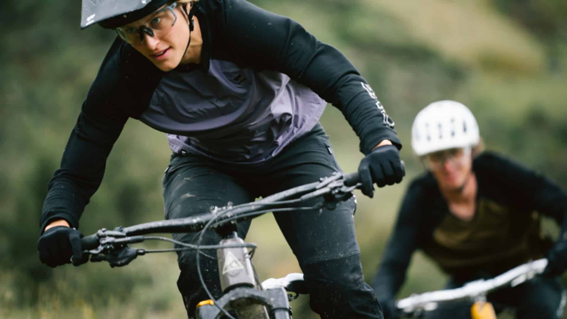 2 mountain bike riders at Bike Glendhu MTB Park, Wanaka NZ