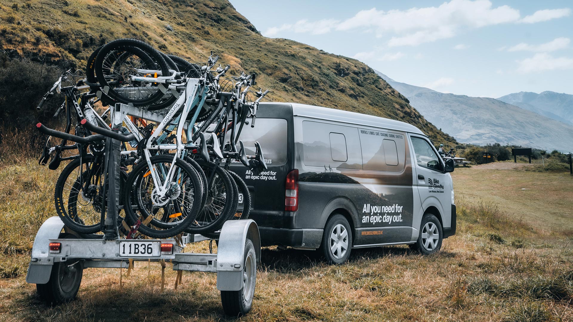 MTB Van Shuttles to Jack's Spot at Bike Glendhu Bike Park, Wanaka NZ