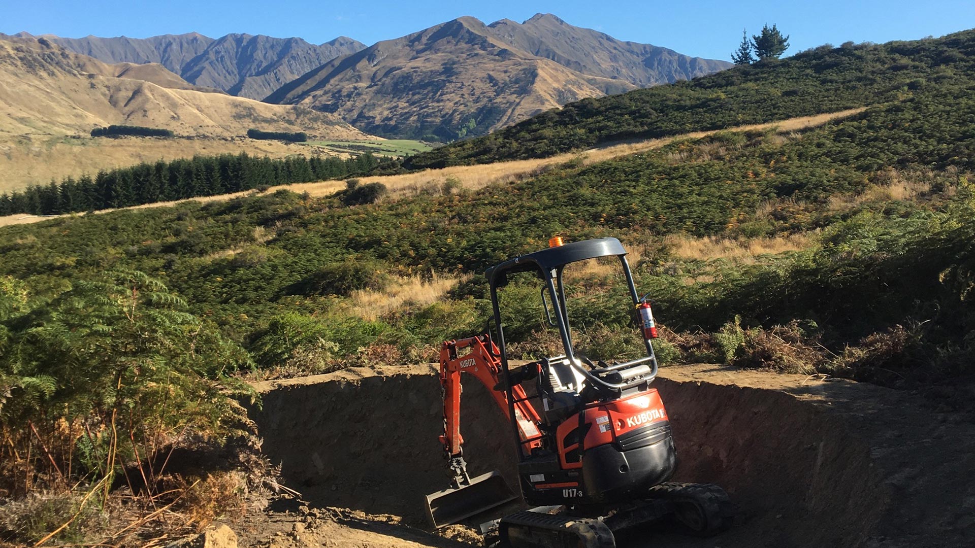 Curly's Sweep MTB trail build: Bike Glendhu, Wanaka NZ
